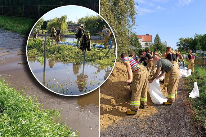 Zamość. Potężna ulewa sparaliżowała miasto. Rekordowe opady. Ulice jak rwące potoki