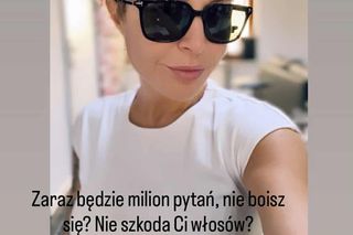 Odmieniona Blanka Lipińska prezentuje trwałą. W nowej fryzurze czuje się świetnie