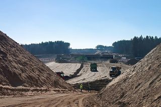 Fragment S19 budowanej na Podlasiu