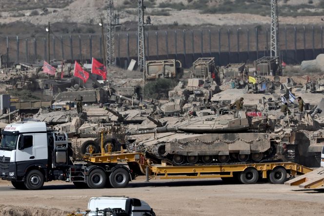 Czołgi w centrum miasta Gaza