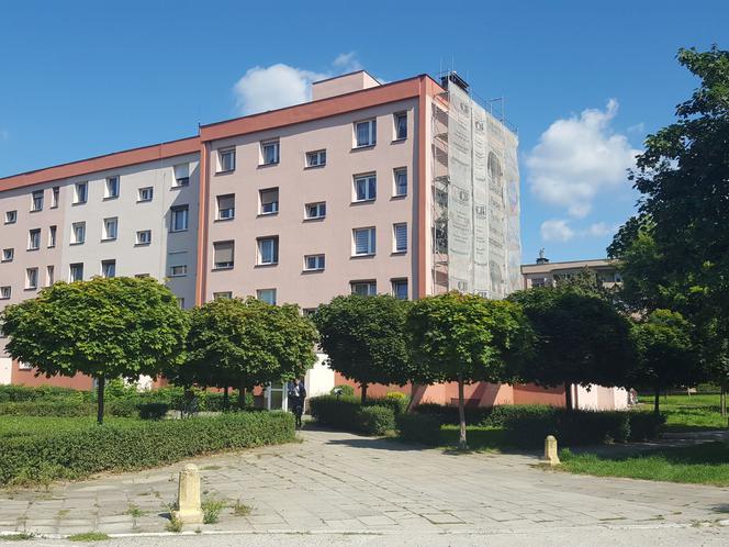 Na bloku przy ul. 17 Stycznia powstaje mural 