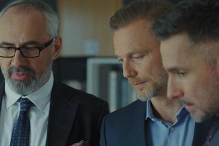 M jak miłość odc. 1742. Adam Werner (Jacek Kopczyński), Kamil (Marcin Bosak), Andrzej Budzyński (Krystian Wieczorek)