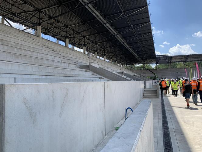 Nowy stadion GKS w Katowicach. Budowa