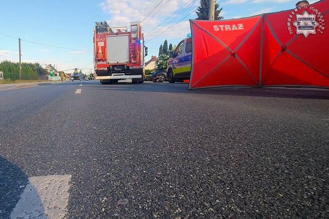 Wypadek na ul. Jastrzębskiej w Wodzisławiu Śląskim