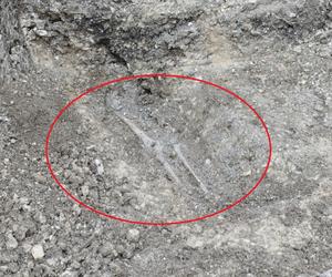 Lubelskie: Pracowali przy rozbudowie boiska, znaleźli ludzkie kości. To mogą być pozostałości po średniowiecznym cmentarzu