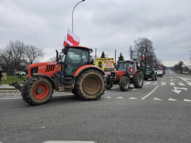 Protest rolników na Podkarpaciu