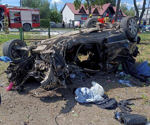 Śmiertelny wypadek pod Sieradzem. Nie żyje 37-latek [ZDJĘCIA]