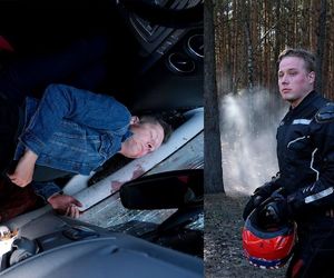 M jak miłość, odc. 1875. Dominik Walat (Bartosz Surówka), Paweł (Rafał Mroczek), Franka (Dominika Kachlik)