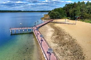 Znikające jezioro Głębokie w Lubuskiem. Kiedyś odpoczywały tam setki osób!