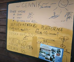 Plaża w Osiecznej przed sezonem letnim 