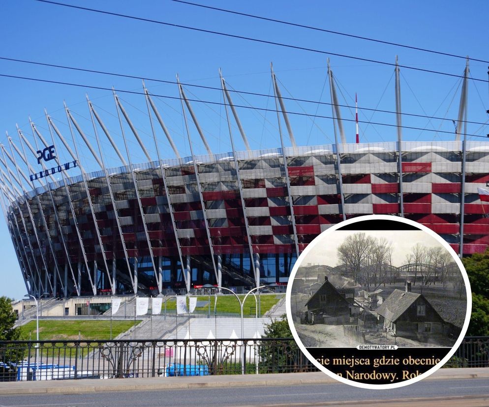 Dziś jest tam Stadion Narodowy, a kiedyś... Zdjęcie Warszawy sprzed II wojny światowej podbija Internet