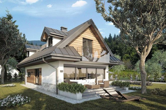Tradycyjna architektura z nowoczesnymi dodatkami