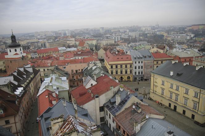 Panorama Lublina widziana z Wieży Trynitarskiej