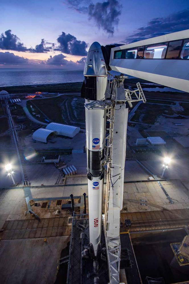 NASA SpaceX Demo-2- przygotowania do startu