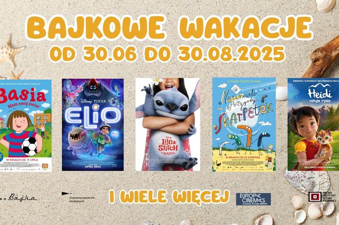 Bajkowe Wakacje - plakat wydarzenia