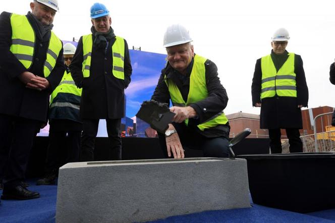 Kamień węgielny pod budowę studia ECFC