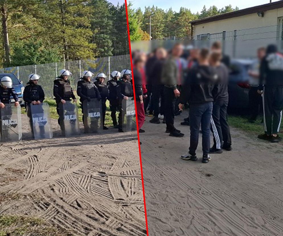 Ze stadionu prosto do celi! Kibice odpalili race i petardy!