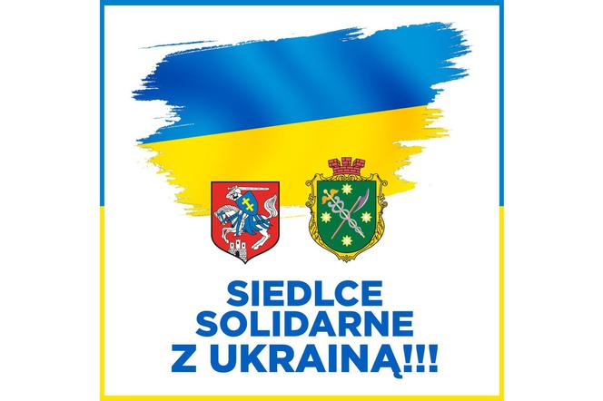 Informacja Prezydenta Miasta Siedlce w sprawie wsparcia dla uchodźców z Ukrainy
