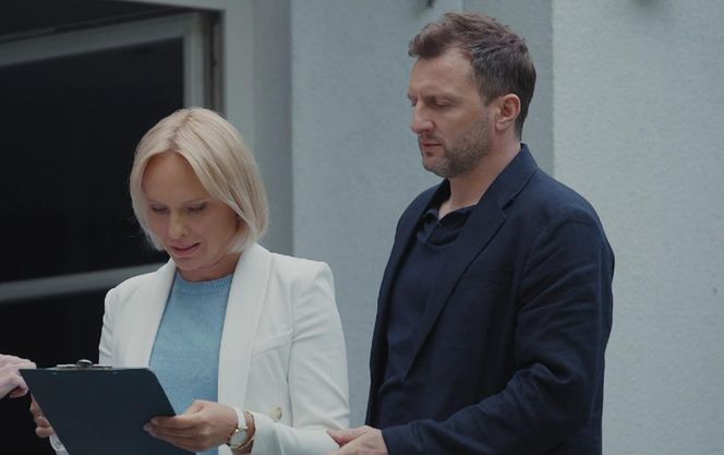 M jak miłość odc. 1886. Bartek (Arkadiusz Smoleński), Dorota (Iwona Rejzner)