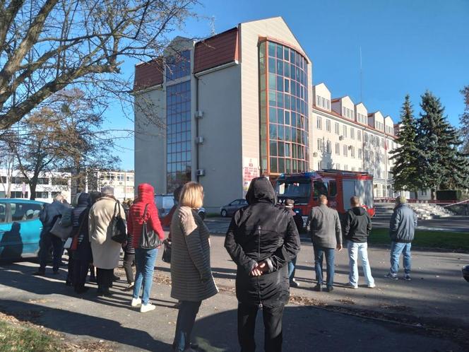 Ewakuacja w zamojskiej delegaturze Lubelskiego Urzędu Wojewódzkiego