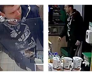 Kradzież w Żabce. Policjanci szukają tego mężczyzny! To, co robił w sklepie nie mieści się w głowie 