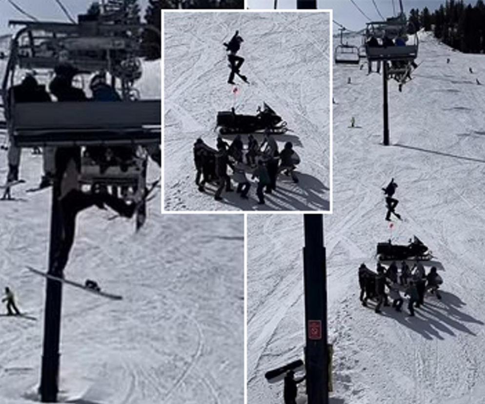 16-latka spadła z wyciągu narciarskiego! Próbowali ją złapać. Straszne wideo