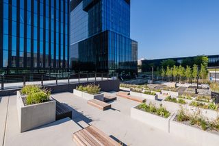 Amfiteatr przy biurowcach .KTW w Katowicach