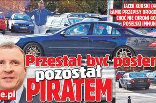 Jacek Kurski ma gdzieś PRZEPISY! Na parking wjechał po... pasach