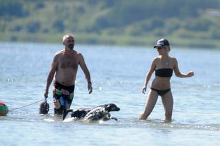 Patrycja Markowska  na skuterze 