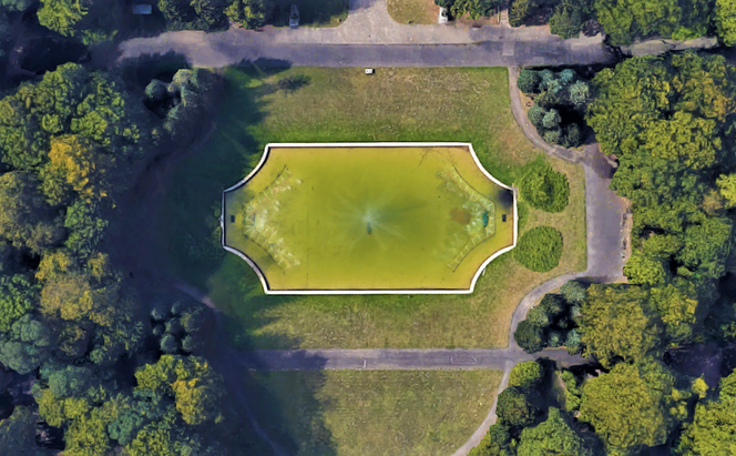 Szczecin w szczególe według Google Earth