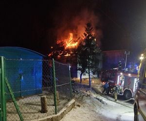 Tragiczny pożar w powiecie żywieckim. W budynku znaleziono zwęglone zwłoki