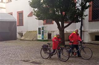 Recomat na dziedzińcu Zamku Książąt Pomorskich w Szczecinie