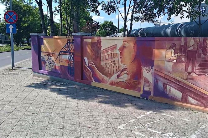 Nowy mural na Pogodnie