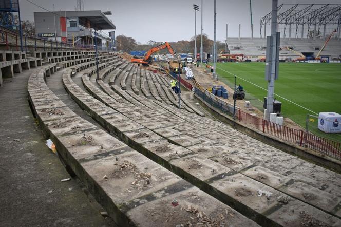 Budowa stadionu w Szczecinie - listopad 2020