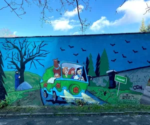 Scooby Doo i poznańska klątwa - mural od Kawu robi furorę w Poznaniu