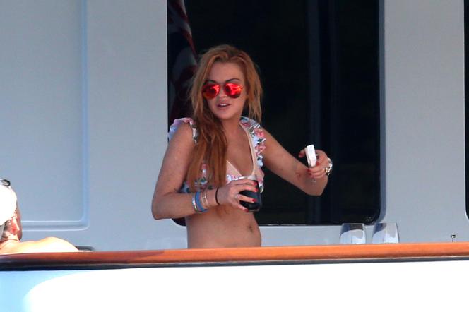 Lindsay Lohan na wakacjach
