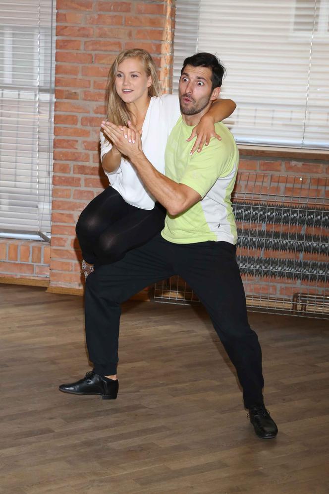 "Dancing with the Stars, Taniec z Gwiazdami" trening Agnieszki Kaczorowskiej i Rafała Maślaka