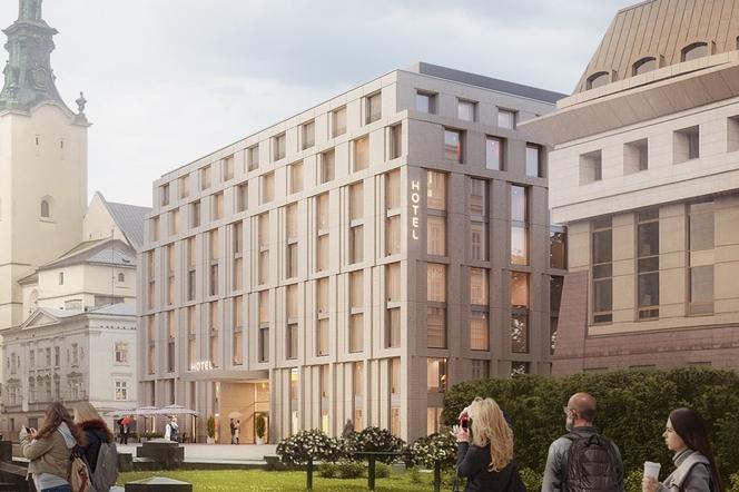 Polacy projektują w Ukrainie! We Lwowie trwa budowa hotelu według projektu Kuryłowicz & Associates
