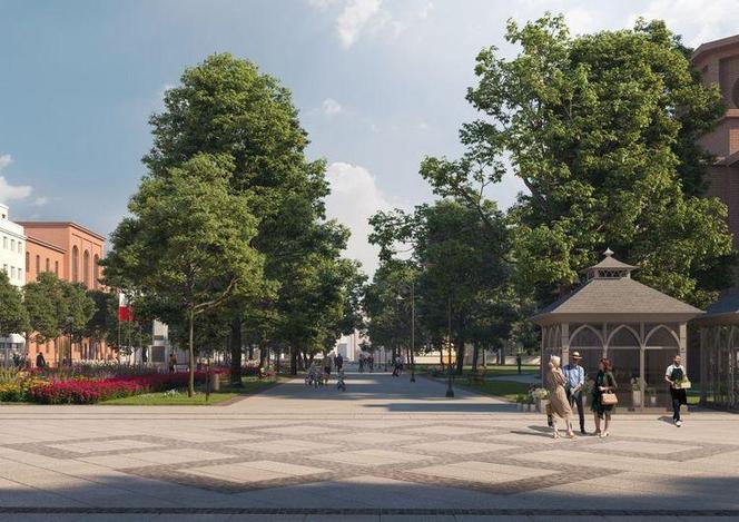 Wizualizacja placu Wolności w Bydgoszczy po remoncie