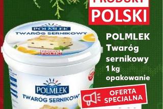Twaróg sernikowy Polmlek 4,99 zł/1 kg  