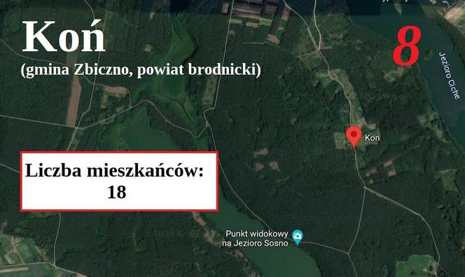 Te wsie Kujawsko-Pomorskiego liczą najmniej mieszkańców