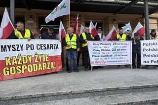 Protest rolników w Rzeszowie