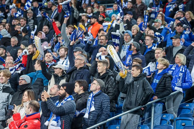 Lech Poznań - Motor Lublin. Kibice na meczu PKO BP Ekstraklasy