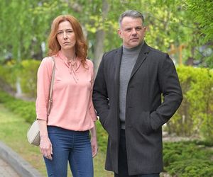 Pierwsza miłość, odcinek 4027: Hubert (Rafał Szałajko), żona Irena (Małgorzata Klara)