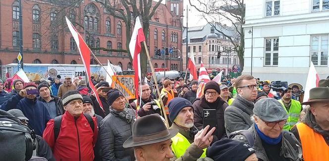 Protest rolników w Bydgoszczy