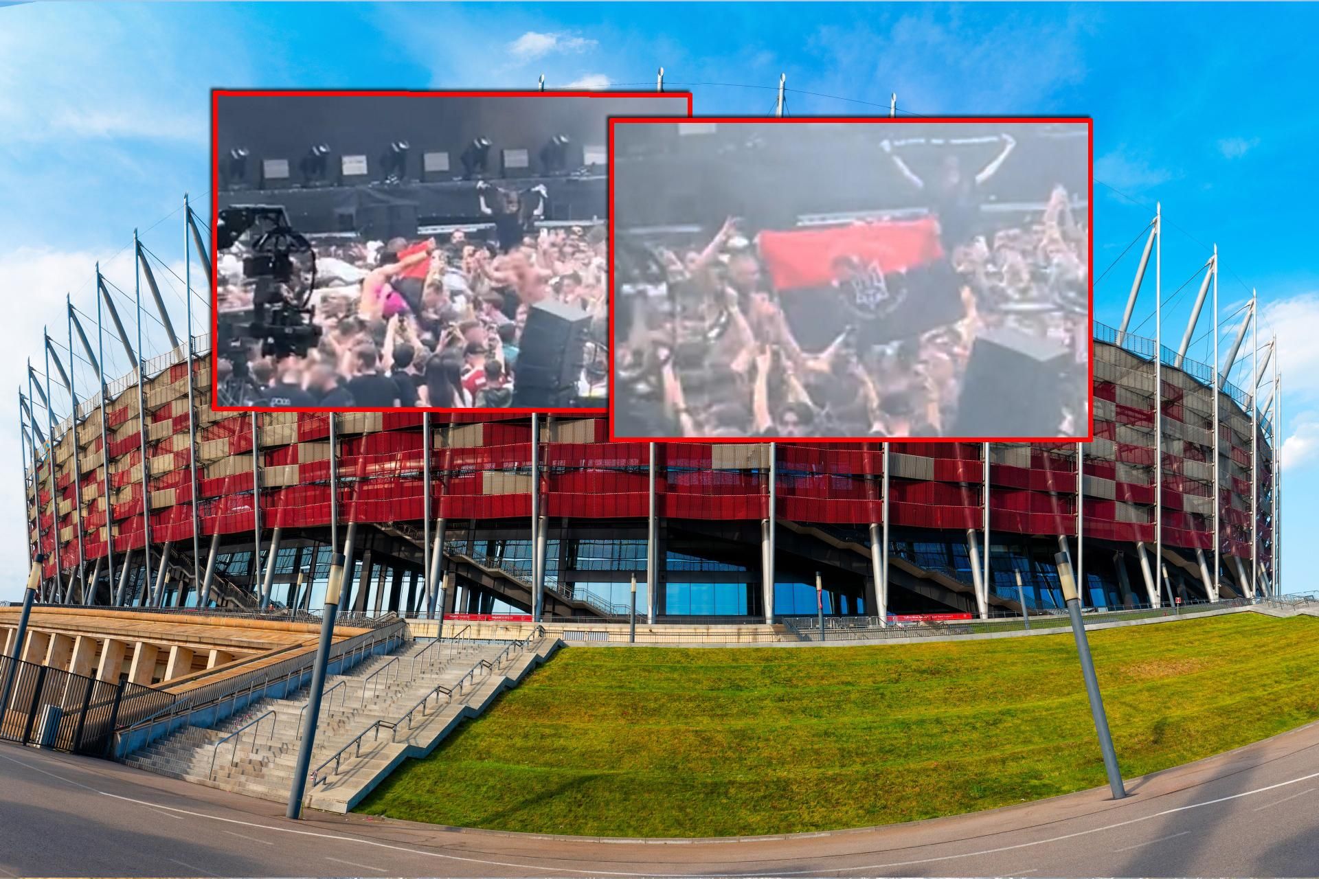 Skandal na koncercie Maxa Korzha w Warszawie! Banderowska flaga i ...