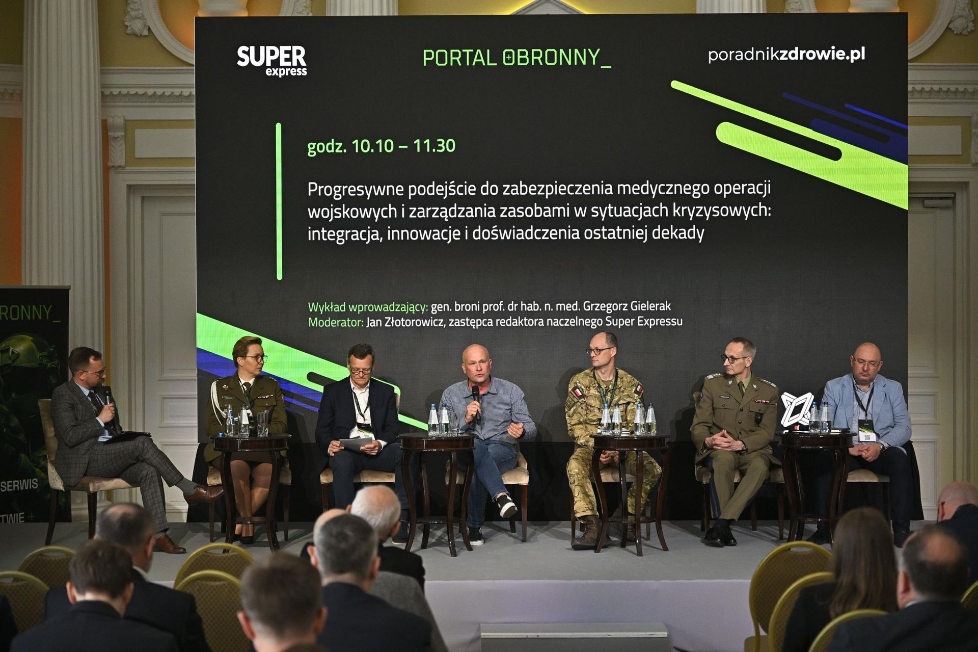 Konferencja Portalu Obronnego, Panel 2: Progresywne podejście do zabezpieczenia medycznego operacji wojskowych i zarządzania zasobami w sytuacjach kryzysowych: integracja, innowacje i doświadczenia ostatniej dekady