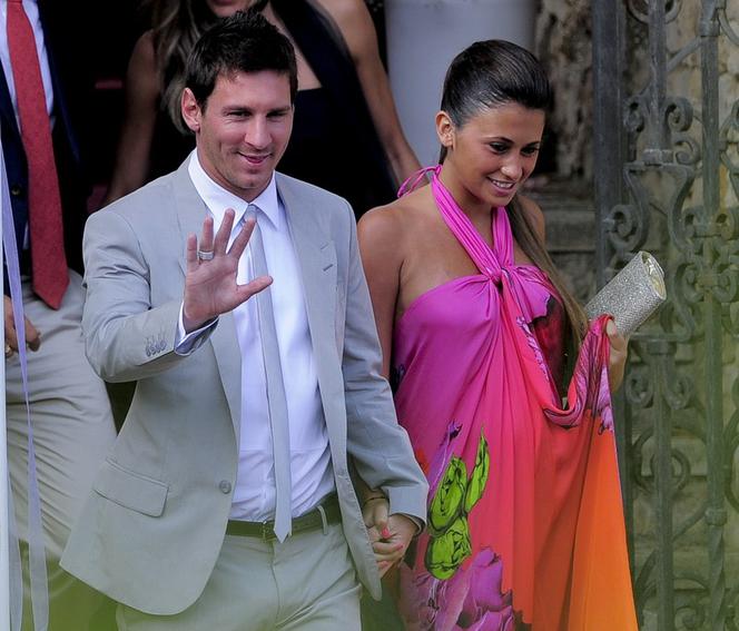 Leo Messi z partnerką
