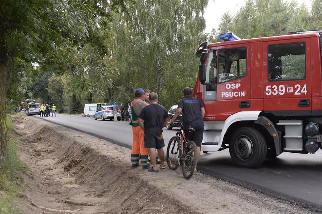 Śmiertelny wypadek na drodze w okolicach miejscowości Psucin 