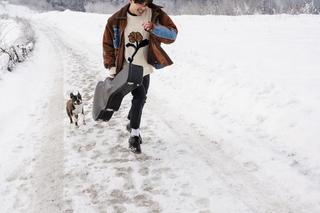 Dawid Kwiatkowski z psem